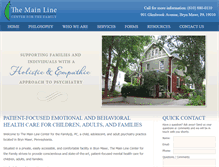 Tablet Screenshot of mainlinefamily.com